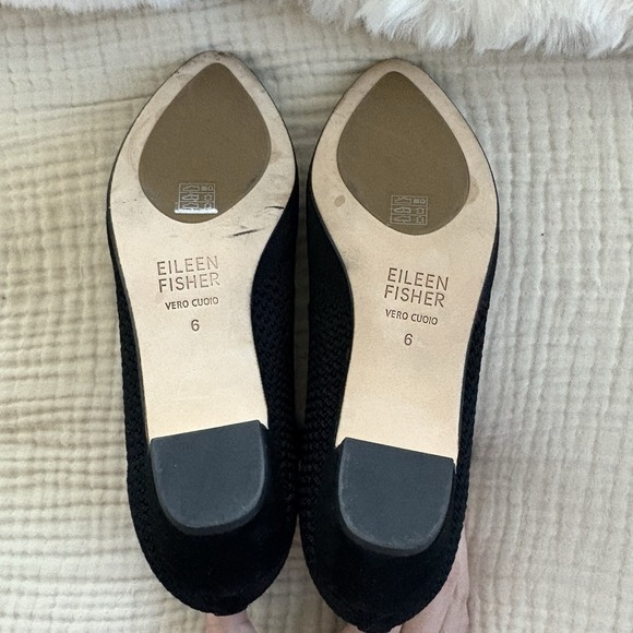Eileen Fisher Purl Recycled Stretch Knit Bootie Womens Size 6 Black - Picture 7 of 8